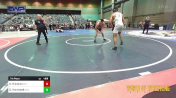 170 lbs 7th Place - Armando Nicacio, South West Washington Wrestling Club vs Quentin Hornbeak, Fallon Country Boyz