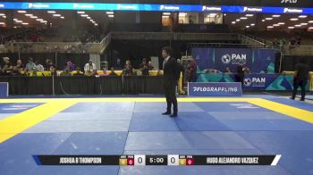 Hugo Alejandro Vazquez vs Joshua B Thompson 2025 Pan Jiu Jitsu IBJJF Championship
