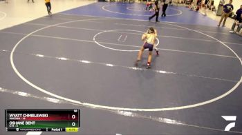 70 lbs Finals (8 Team) - Wyatt Chmielewski, Waconia vs Oshane Bent, K-M