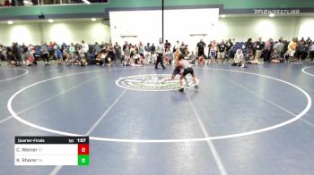 65 lbs Quarterfinal - Christopher Weiner, CT vs Keller Sherer, PA