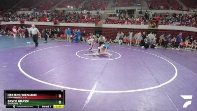 106 lbs Round 1 (16 Team) - Paxton Friesland, Lucas Lovejoy vs Bryce Grassi, Grapevine