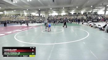 80 lbs Semifinal - Charles Lowe, Wildcats Wrestling vs Bryan Stancill Jr, Cleveland Wrestling Club