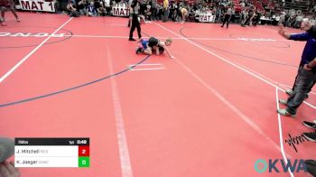 76 lbs Consi Of 4 - Jax Mitchell, Piedmont vs Kiptyn Jaeger, Chaparral Kids Wrestling Club