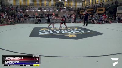 92 lbs Round 3 - Lincoln Whitcome, Immortal Athletics WC vs Curran Meyer, Indee Mat Club