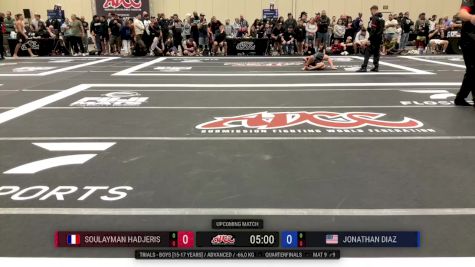 Soulayman Hadjeris vs Jonathan Diaz 2025 ADCC Orlando Open/Youth Trials