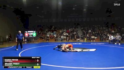 144 lbs 1st Place Match - Braden Priest, Bakersfield vs Kaden Pryor, Atascadero