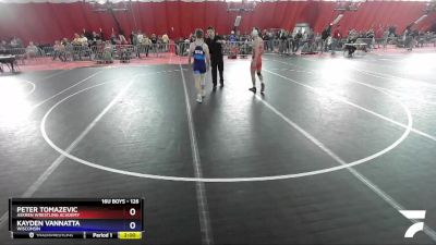 126 lbs Champ. Round 2 - Peter Tomazevic, Askren Wrestling Academy vs Kayden Vannatta, Wisconsin