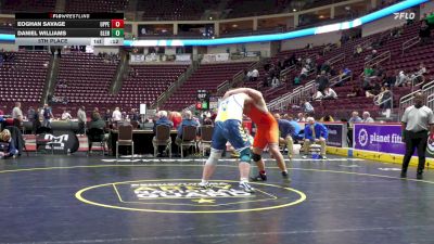 285 lbs 5th Place - Eoghan Savage, Upper Dauphin vs Daniel Williams, Glendale