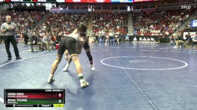 3A-132 lbs Cons. Round 4 - John King, Waukee Northwest vs Ryan Young, Indianola