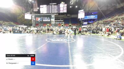 152 lbs Cons 32 #2 - Josie Houk, Wyoming vs Haven Ferguson, Montana