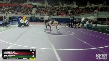 D2-106 lbs Semifinal - Jayden Smith, Mountain View - Marana vs Kolton Frye, Canyon View