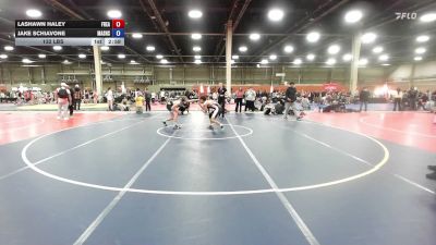 132 lbs Rr Rnd 4 - Lashawn Haley, Freakztyle Wrestling White - BHSE vs Jake Schiavone, Mat Assassins - BHSE