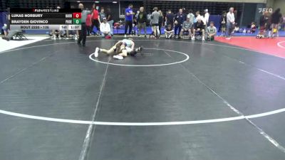 135 lbs Consi-qtrs - Lukas Norbury, Harrisburg vs Brayden Giovinco, Phoenixville