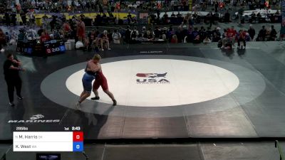 285 lbs Rnd Of 128 - Mason Harris, OK vs Kade West, WA