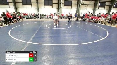 197 lbs Semifinal - Dean Omirly, Wesleyan vs Trevor Bowen, Worcester Polytechnic