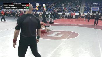 120 lbs Semifinal - Lucas Copper, Central Catholic vs Johnny Moraes, Melrose