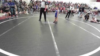 55 lbs Rr Rnd 3 - Isaac Bergley, Hennessey Takedown Club vs Isaac Swindell, Cowboy Wrestling Club