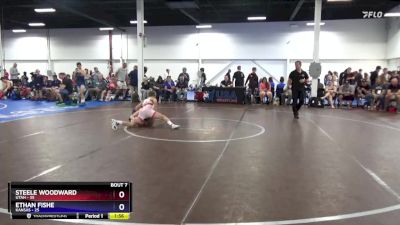 106 lbs Round 2 (8 Team) - Steele Woodward, Utah vs Ethan Fishe, Kansas