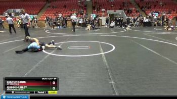 84 lbs Round 2 - Quinn Hurley, Neighborhood WC vs Colton Cook, CP Wrestling