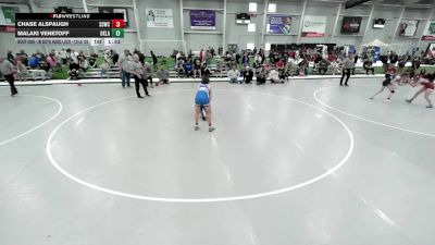 JR BOYS HARD LUCK - 124.8-125 Champ. Round 1 - Malaki Venetoff, Oklahoma vs Chase Alspaugh, South Sip Wrestling Club