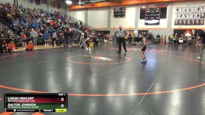 57 lbs Quarterfinal - Dalton Johnson, McDominate Training Center vs Logan Mehlert, Big Game Wrestling Club