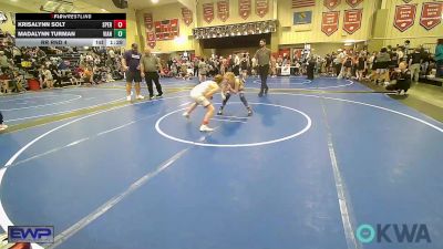 75-82 lbs Rr Rnd 4 - Krisalynn Solt, Sperry Wrestling Club vs Madalynn Turman, Vian Wrestling Club