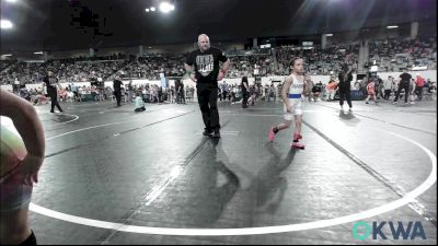 55 lbs Consi Of 4 - Kamrei Downing, Berryhill Wrestling Club vs Scarlett Splan, Team Worx Wrestling Club