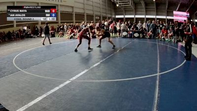 138 lbs Champ. Round 3 - Cyrus Maya, Washington vs Ian Avalos, Idaho