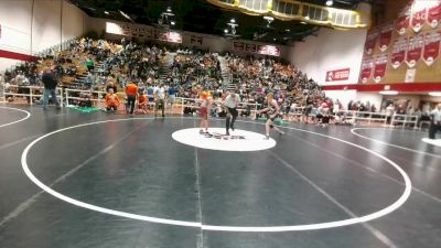 95A Cons. Round 3 - Brayson Bilodeau, Worland Middle School vs Enoch Valdez, Fort Washakie Middle School