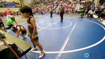 58 lbs Consi Of 8 #1 - Danica Budzinski, Grove Takedown Club vs Jayden Perez, Salina Wrestling Club