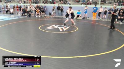 187 lbs Rr2 - Ian Christy, Pioneer Grappling Academy vs Weldon Zemlicka, Juneau Youth Wrestling Club Inc.