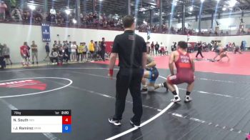 79 kg Semifinal - Nick South, Indiana RTC vs Julian Ramirez, Spartan Combat RTC/ TMWC