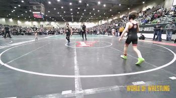 85 lbs Consi Of 8 #2 - Nixen Thiele, CVBJJ vs Kingkade Moreno-Cormier, Team Aggression