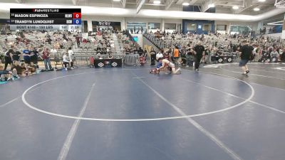 150 lbs Champ. Rd Of 32 - Mason Espinoza, NLWC vs Trandyn Lundquist, Big Cat Wrestling