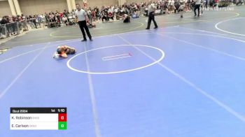 57 lbs Rr Rnd 1 - Kyler Robinson, Shootbox WC vs Easton Carlson, Sanderson Wr Ac