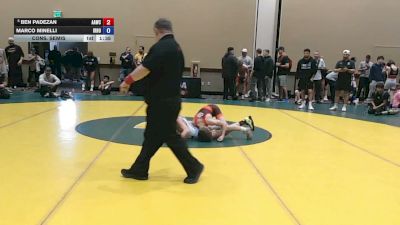 88 lbs Cons. Semis - Ben Padezan, All American Wrestling Club vs Marco Minelli, Iron Horse