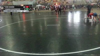 85 lbs Cons. Round 2 - Connor Schoonover, Iron Knights vs Zane Bosken, Cleveland Wrestling Club