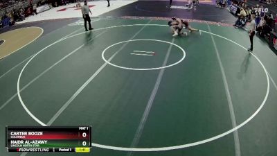 Champ. Round 1 - Carter Booze, Columbus vs Haidr Al-Azawy, Lincoln North Star