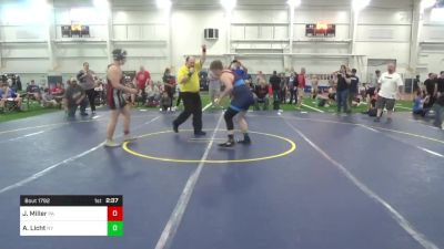 200-C lbs Consi Of 16 #2 - Josh Miller, PA vs Aidyn Licht, NY
