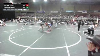 130 lbs Rr Rnd 2 - Delanie Casto, Palisade Little Dawgs vs Cadence Gomez, University Bulldogs