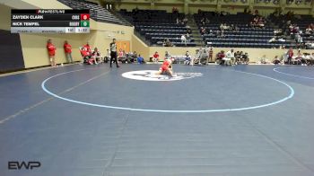 138 lbs Rr Rnd 5 - Zayden Clark, Caney vs Nick Tempel, Bixby Grey