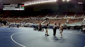 126-D3 Champ. Round 1 - Christian Posada, Salpointe Catholic High School vs Alexander Canisales, Agua Fria High School