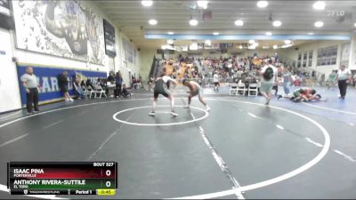 150 lbs Cons. Round 2 - Anthony Rivera-Suttile, El Toro vs Isaac Pina, Porterville