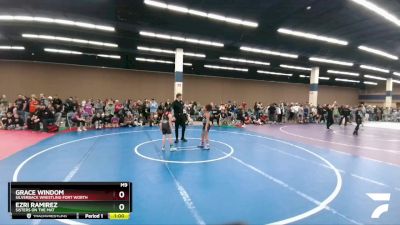 82-88 lbs Round 1 - Grace Windom, Silverback Wrestling Fort Worth vs Ezri Ramirez, Sisters On The Mat