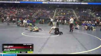 4 lbs Cons. Round 2 - Jaylen Purvis, Myers Park vs Finn Urmey, Green Hope