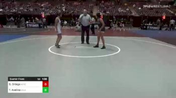 116 lbs Quarterfinal - Sara Ortega, Mercenary Wrestling vs Toni Avelino, Caldwell WC