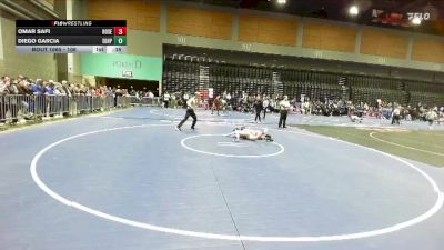106 lbs Cons. Round 5 - Diego Garcia, El Dorado vs Omar Safi, Roseville