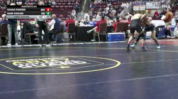 127 lbs First Round - Kagan Painter, Grove City vs Zane Crouse, Bishop McDevitt