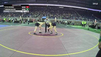 D1-157 lbs Semifinal - Keegan Sutfin, Hastings HS vs Kyle Jelinek, Davison HS