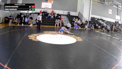 85 lbs Quarterfinal - Austin Howard, Mt. Pleasant vs Remi Wheeler, AG